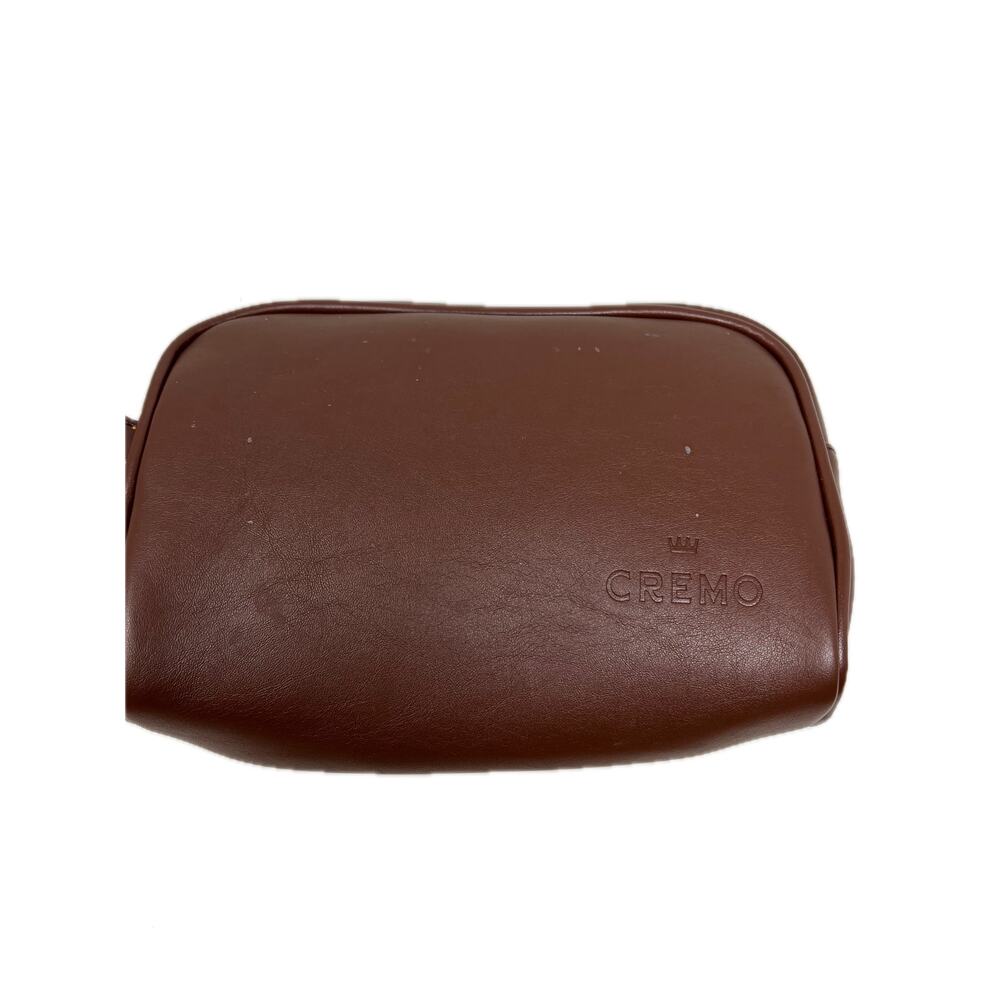 Cremo Brown Faux Leather Toiletries Case